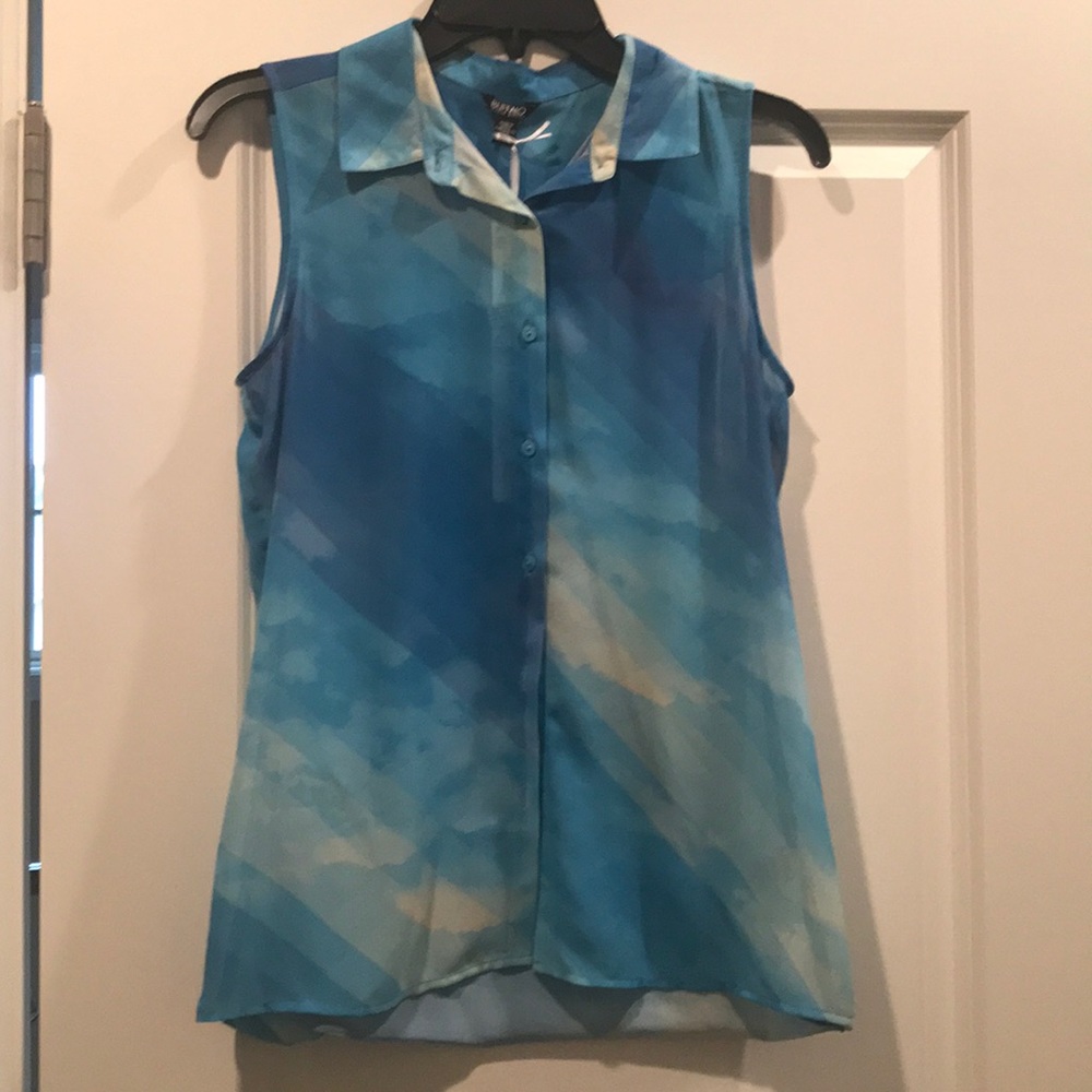 Buffalo button up tank top